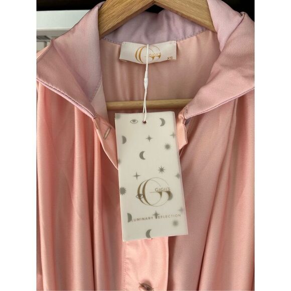 NWT Gigii’s Serenity Pink & Purple Button Front Maxi Dress Size XS MSRP $523 - Picture 5 of 8